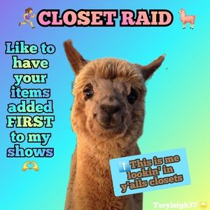 🦙 LIKE TO HAVE YOUR ITEMS ADDED FIRST TO MY SHOWS